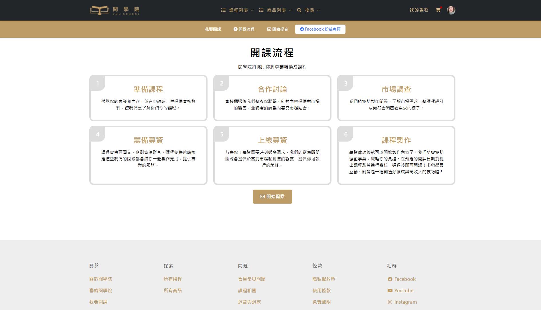 閱學院 YuuSchool - 一個致力於挑選各界優秀大師,打造最佳成長學習的課程平台